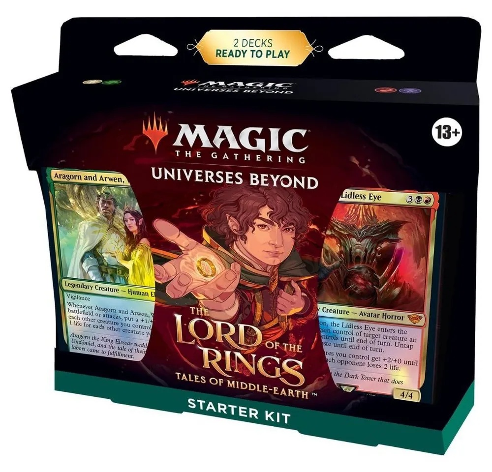 Wizards of the Coast Sammelkarte Magic the Gathering Universes Beyond - The Lord of the Rings, Tales of Middle-Earth - Starter Kit - englisch bunt
