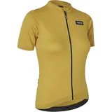 GripGrab EXPLR Merinotech Kurzarmtrikot senfgelb / S