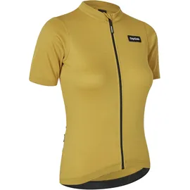 GripGrab EXPLR Merinotech Kurzarmtrikot senfgelb / S