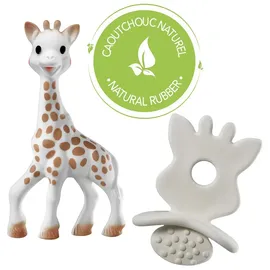 Vulli Sophie la girafe + 1 Schnuller-Zahnungshilfe SO’PURE