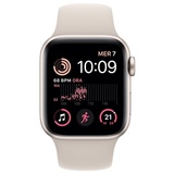 Apple Watch SE 2022 GPS 40 mm Aluminiumgehäuse polarstern, Sportarmband polarstern