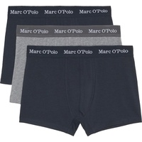 Marc O'Polo Marc O Polo Herren, Boxer Shorts, 3er Pack / Boxer,Organic Cotton Stretch Dunkelblau/Grau M