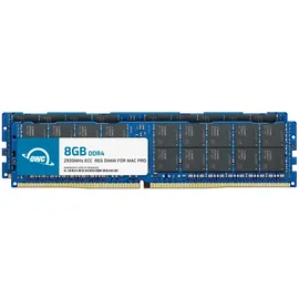 OWC - 16GB Memory Upgrade Kit - 2 x 8GB PC23400 DDR4 ECC-R 2933MHz RDIMMs für Mac Pro 2019 Modelle