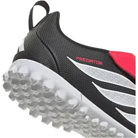 adidas Predator Club Velcro Fold-Over Tongue TF Multinocken-Fußballschuhe Kinder KI8867 - core black/cloud white/lucid red 25.5