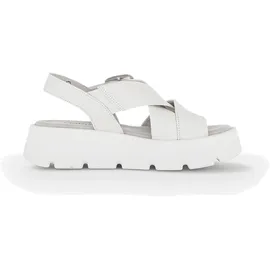 Gabor Plateau-Sandaletten Damen Weiß 38,5