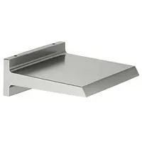 Keuco Schwallbrause 59982210000 edelstahl-finish, Wandanschluss, Ausladung 169mm