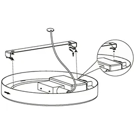 EGLO Fueva 5 21 cm warmweiß weiß
