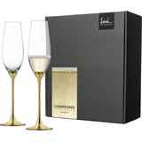 Eisch 2er Set gold