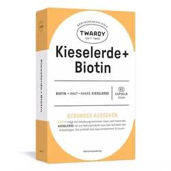 Twardy Kieselerde + Biotin Kapseln vegan