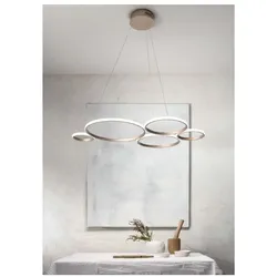 Pois-Gold LED-Pendelleuchter
