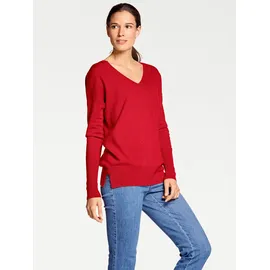 Heine V-Pullover rot XL