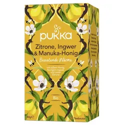 Pukka Zitrone  Ingwer & Manuka Honig bio (20Btl)
