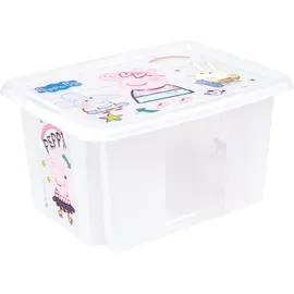 KEEEPER Aufbewahrungsbox Karolina 15 l 1-tlg. Transparent/Weiß