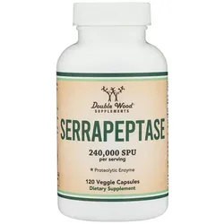 Double Wood Supplements Serrapeptase (120 Kapseln)