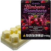 WonderWax Duftwachs WonderWax® Duftwachs 6 Sterne, (Himbeeren & Brombeeren), Duftrichtung: Himbeeren & Brombeeren