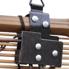 vidaXL Bambusrollos 2 Stk. Braun 120x220 cm