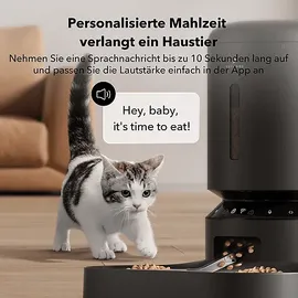 PETLIBRO GRANARY WIFI DUAL ESSENSCHALE SCHWARZ Futterautomat