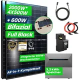 Campergold All In One 2000W Solaranlage Komplettset, 3,2 kWh Anker SOLIX E1600 PRO, mit Speicher