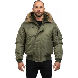 Sturm Bundeswehr und Freizeitshop US N2B Fliegerjacke oliv, XL - Grün - XL