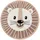 Paco Home Chicos 556 Kinderteppich Ø 80 cm Beige/Weiß