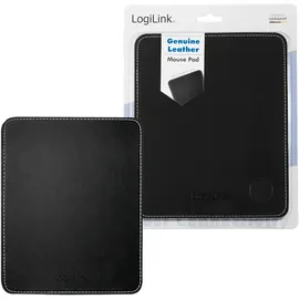 Logilink Mousepad Lederdesign schwarz