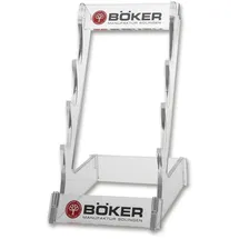 Böker Manufaktur Solingen Acryl Display Fahrtenmesser 4 Transparent - 14,5 x 26 cm (B/H), silber