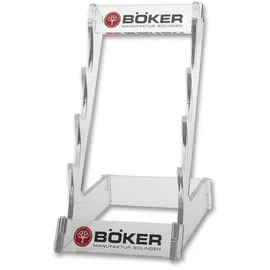 Böker Manufaktur Solingen Acryl Display Fahrtenmesser 4 Transparent - 14,5 x 26 cm (B/H), silber