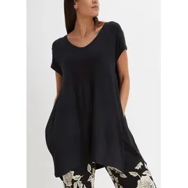 bonprix Longshirt Schwarz 3XL