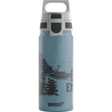 Sigg BRAVE EAGLE 0.6 Lük Trinkflasche ALU mit WMB ONE TOP, BPA frei, Auslaufsich