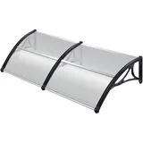 Trutzholm Vordach Pultvordach 97 x 295 cm schwarz