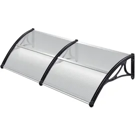 Trutzholm Vordach Pultvordach 97 x 295 cm schwarz