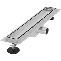 luxebath Duschrinne 50 cm 2in1 befliesbar, extra flach,