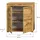 Möbel Boss Highboard Jam 80 x 88 x 35 cm Wotan Eiche / Braun