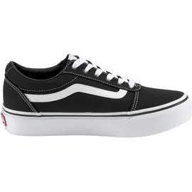 Vans Ward Platform Kinder Schwarz/Weiß 32,5