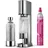 Silber + PET-Flasche + Zylinder