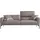 Egoitaliano 2,5-Sitzer Masu, Designsofa mit erstklassigem Sitzkomfort, Breite 218cm, inkl. 2 Kissenrollen, Rückenelemente manuell verstellbar, Metallfüße beige