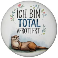 Speecheese Niedlicher Otter - Total verottert Magnet Lustiger Kühlschrank-Magnet