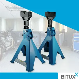 BITUXX Unterstellbock Stahl 6000 kg blau 4 Stück