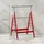 Homcom Arbeitsbock Stahl 68L x 58B x 80-130H cm Rot