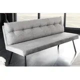 Riess-Ambiente Sitzbank Big George Grau 160 x 40 x 48 cm
