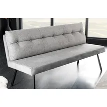 Riess-Ambiente Sitzbank Big George Grau 160 x 40 x 48 cm