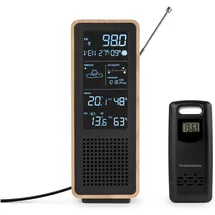 Thomson Wetterstation WS102 Holz/schwarz TH390391