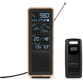 Thomson Wetterstation WS102 Holz/schwarz TH390391