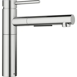 Blanco Alta-S II Einhebelmischer PVD Steel