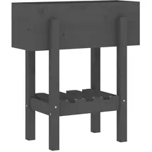 furnicato Hochbeet Pflanzkübel 62 x 30 x 69 cm Grau