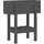 furnicato Hochbeet Pflanzkübel 62 x 30 x 69 cm Grau