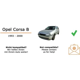 JUST SOUND best choice for caraudio Autoradio Einbaupaket für den Opel Corsa B | Bluetooth USB