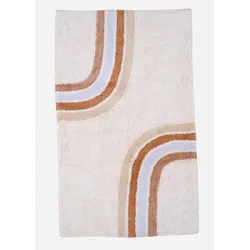 bonprix Badematte mit Erd- Tönen, beige, 60x100 cm, mit Baumwolle