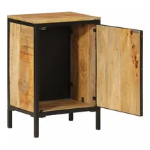 vidaXL Badschrank 40x30x60 cm Massivholz Mango und Eisen