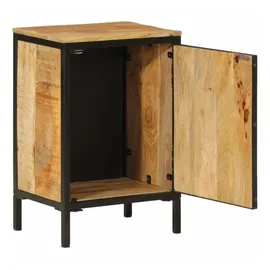 vidaXL Badschrank 40x30x60 cm Massivholz Mango und Eisen